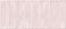 Настенная плитка Pudra 200x440 Розовый, рельеф