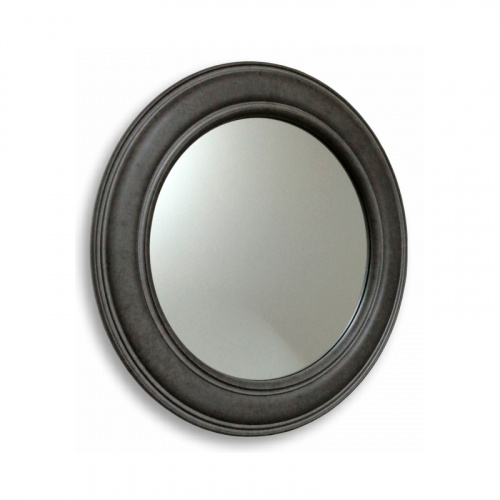 LORANTO зеркало Бейкер темный бетон (пластик) D680 мм
